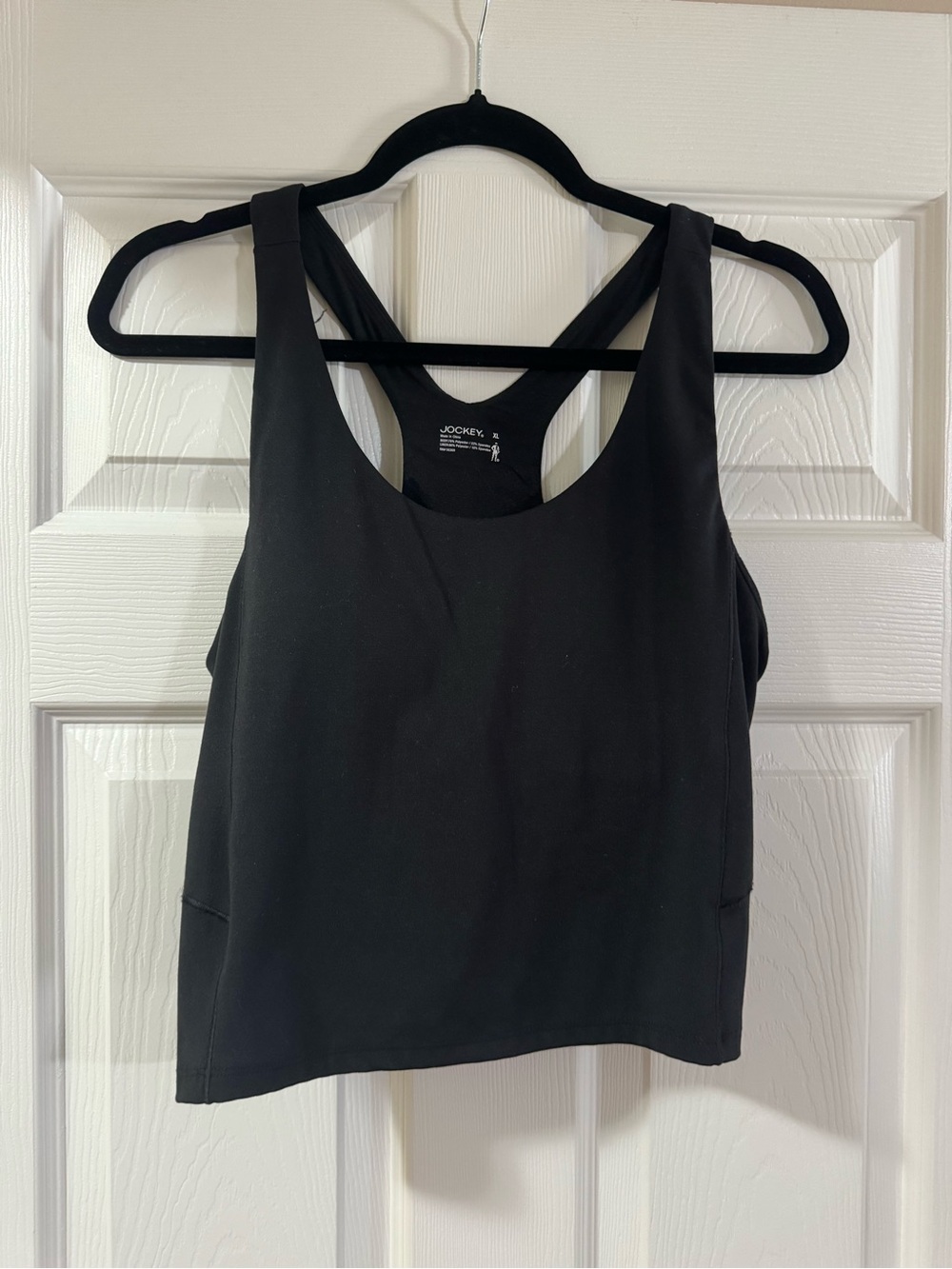 Jockey Black Racerback Scoop Tank